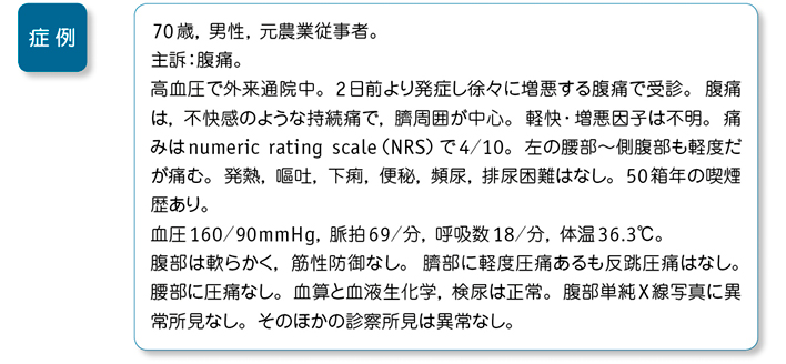 腹 痛［Dr.徳田の診断推論講座（9）］ – 日本医事新報社